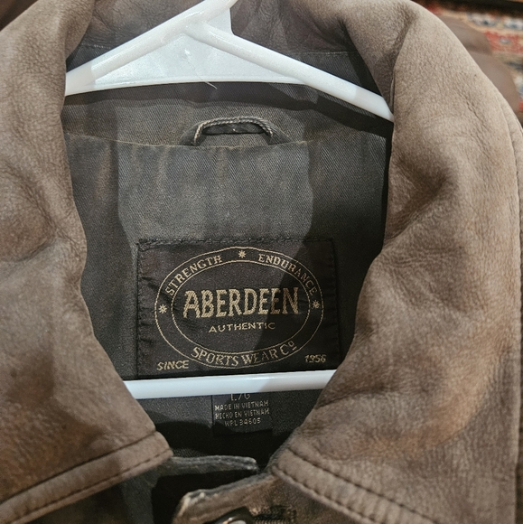 Aberdeen Vintage Oil Rubbed Farmhouse Barn Work Jacket. SIZE L - Picture 8 of 10